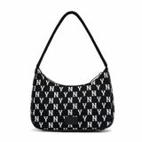 Túi MLB Monogram Jacquard Hobo Bag New York Yankees 3ABQS011N-50BKS