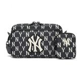 Túi MLB Monogram Mini Crossbag New York Yankees Black 3ACRS012N-50BKS
