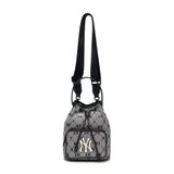 Túi MLB Monogram Diamond Jacquard New York Yankees Grey 3ABMS011N-50GRS