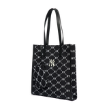 Túi MLB Monogram Diamond Jacquard Tote Bag New York Yankees 3AORM012N-50BKS