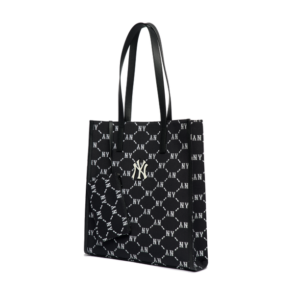 Túi MLB Monogram Diamond Jacquard Tote Bag New York Yankees 3AORM012N-50BKS