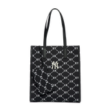 Túi MLB Monogram Diamond Jacquard Tote Bag New York Yankees 3AORM012N-50BKS