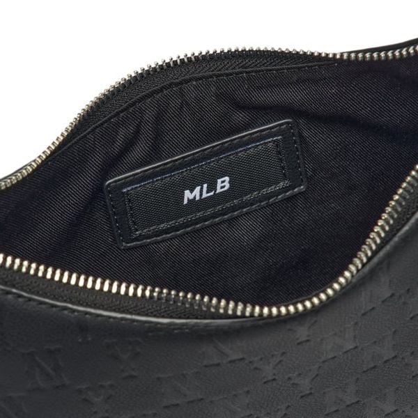 Túi MLB Monogram Embossed Hobo Bag New York Yankees 3ABQS022N50BKS