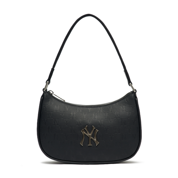 Túi MLB Monogram Embossed Hobo Bag New York Yankees 3ABQS022N-50BKS