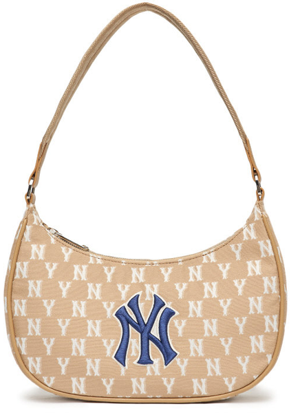 Túi MLB Monogram Hobo NY Yankees Brown 3ABQS012N-50BGD