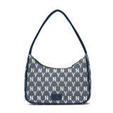 Túi MLB Monogram Jacquard Hobo Bag New York Yankees 3ABQS011N-50NYS