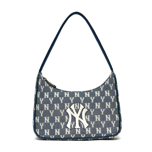 Túi MLB Monogram Jacquard Hobo Bag New York Yankees 3ABQS011N-50NYS