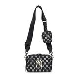 Túi MLB Monogram Jacquard Mini Crossbody Bag New York 3ACRS022N-50BKS