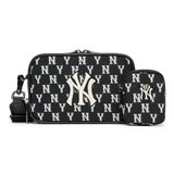 Túi MLB Monogram Jacquard Mini Crossbody Bag New York 3ACRS022N-50BKS