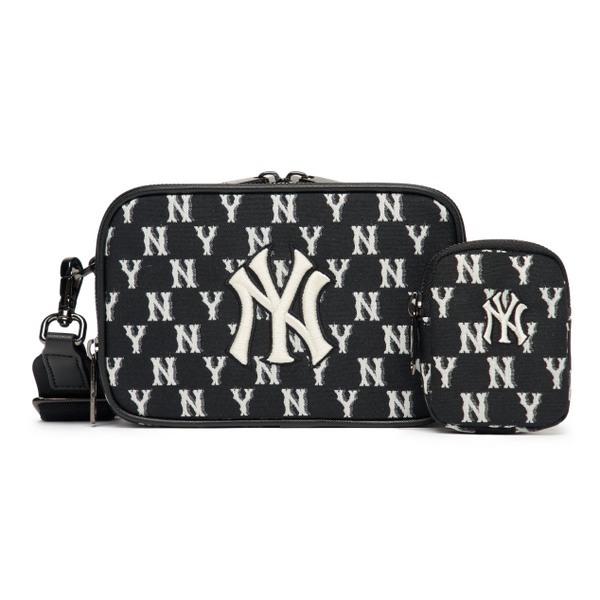 Túi MLB Monogram Jacquard Mini Crossbody Bag New York 3ACRS022N-50BKS