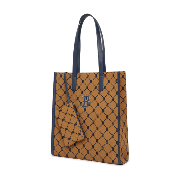 Túi MLB Mono Diamond Jackquard Tote Bag Boston Red Sox 3AORM012N-43BGD