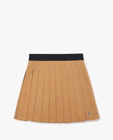Váy MLB Women's Basic Pleated Skirt Brown 3FSKB0324-43BGD