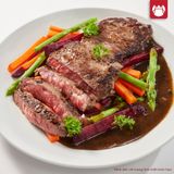  RIPEYE BÒ HOKUBE ÁP CHẢO XỐT TIÊU ĐEN 