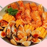  Tôm Sú Xốt Chảo 