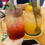  Soda Dâu Rừng Hạt Chia 