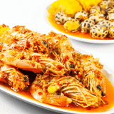  Tôm Sú Cà Mau Nướng Sa Tế - Grilled Ca Mau Shrimp With Sate Sauce 