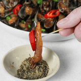  Ốc Móng Tay Xào Lá Quế - Stir Fried Razor Clam With Basil 