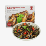  Ốc Móng Tay Xào Lá Quế - Stir Fried Razor Clam With Basil 
