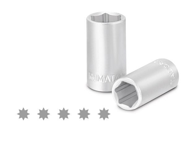 Kyoto Tools (KTC) Nepros Hexagon Bit Set - 1/4 Inch Drive, 5-Piece Set - Precision Hex Bit Sockets