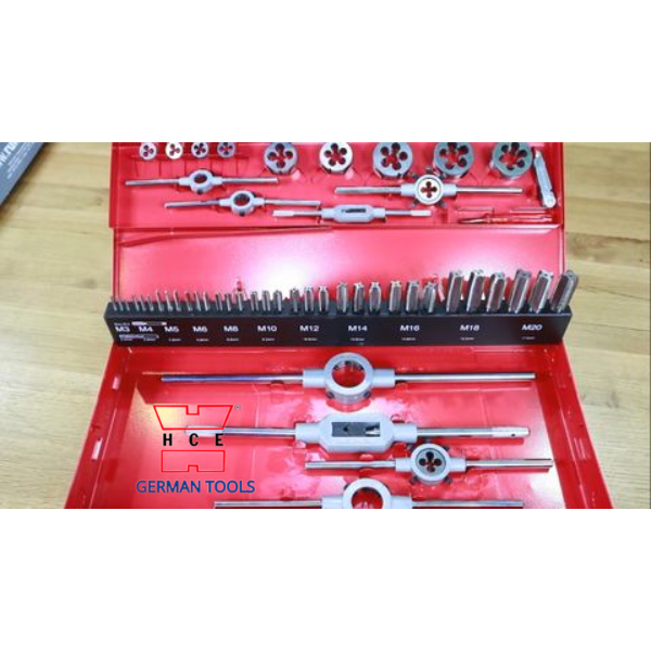 BỘ TARO BÀN REN 54 CHI TIẾT M3-M20 RUKO 245040 – germantools
