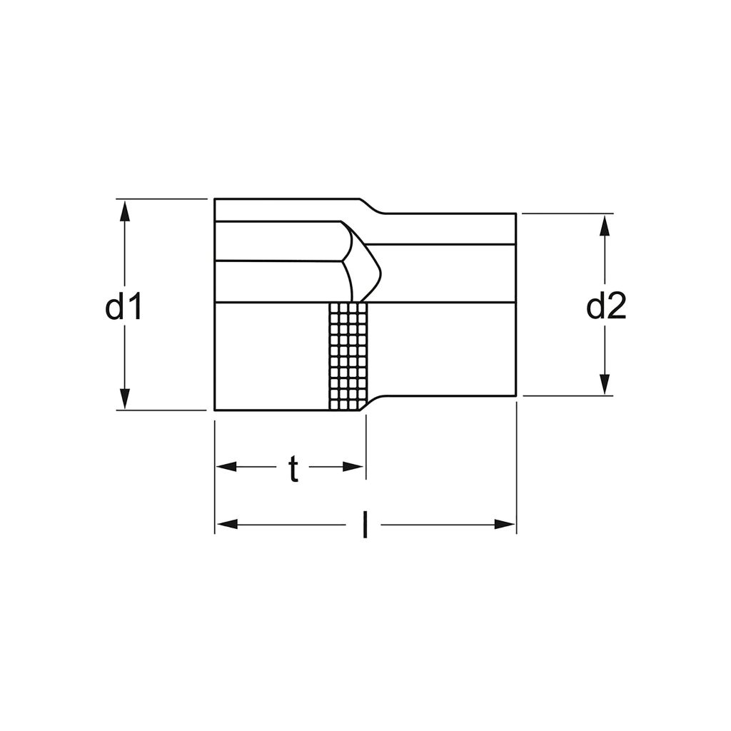  ĐẦU TUÝP LỤC GIÁC 6-KT. 3/8