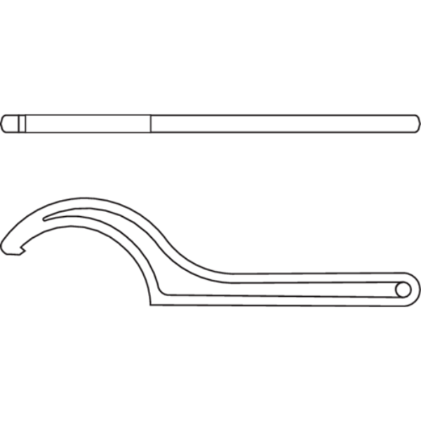 CỜ LÊ MÓC DIN 1810 FORM A 30-32MM DÀI 135MM GEDORE NO. 40 30-32 63341 ...