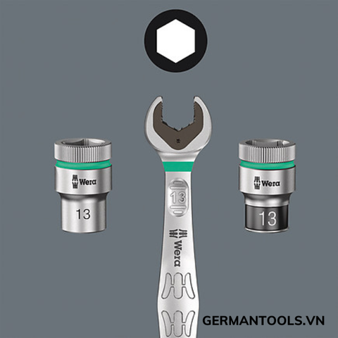  BỘ ĐẦU TUÝP 1/2″ BELT C DEEP 1 SOCKET WERA 05004595001 