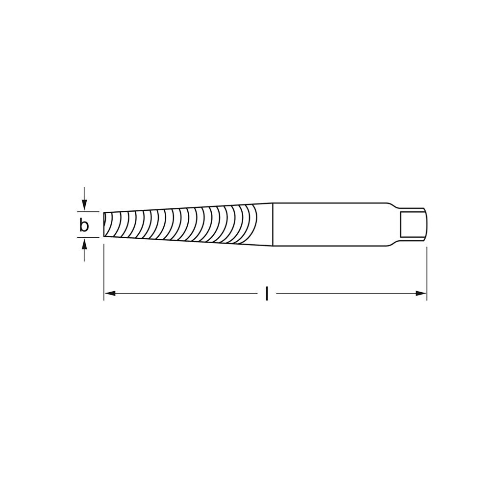  BỘ TARO NGƯỢC (LẤY ỐC GÃY) 8 CHI TIẾT M3-M45, 1/8-1.3/4