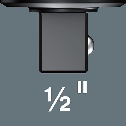 Stahlwille 735/10 Einsteck-Ratsche Steckschlüssel-Adapter 9x12mm 1/2