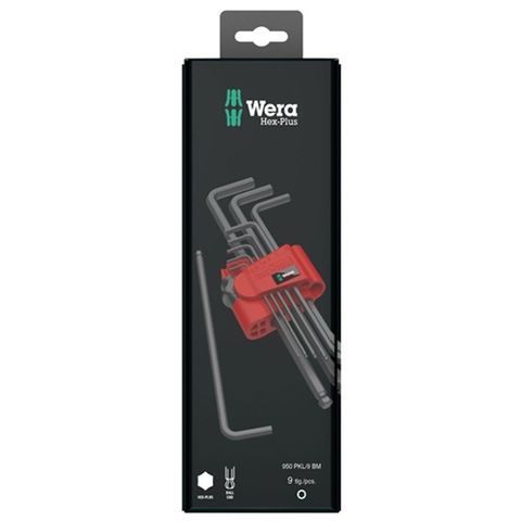  BỘ LỤC GIÁC ĐẦU BI 950/9 HEX - PLUS 6 SB WERA 05073596001 