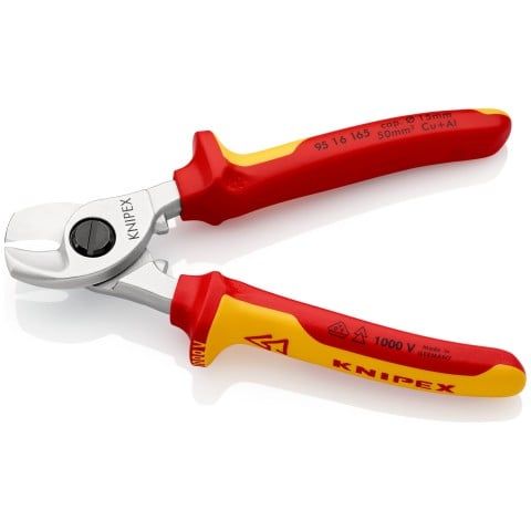  KÌM CẮT CÁP CÁCH ĐIỆN 1000V 165MM KNIPEX 95 16 195 