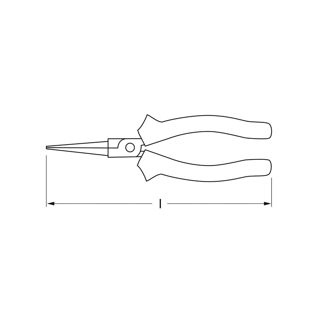  KÌM CÁCH ĐIỆN MŨI DÀI DIN ISO 5745, 160 MM (6.1/4