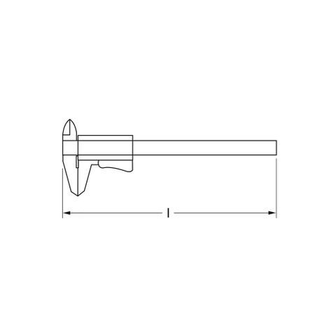  THƯỚC CẶP CƠ KHÍ DIN 862, 150 MM MATADOR 0798 5015 