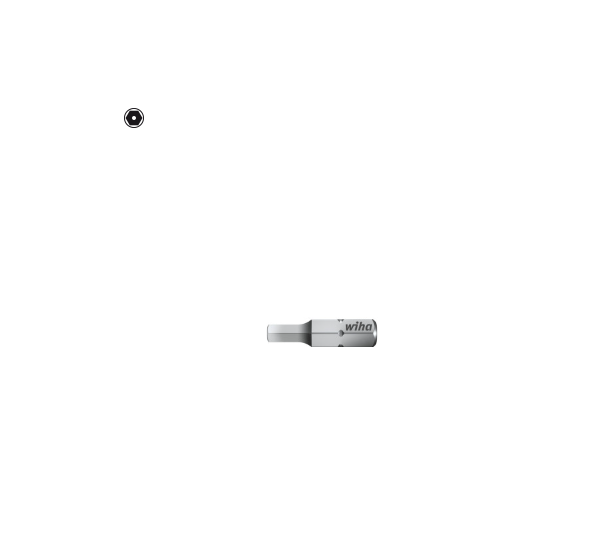Wiha DryWall Stop Bit PH2, 25 Mm - Für Trockenbau-Schrauben, Mit Stopp-Funktion, 1/4" Antrieb