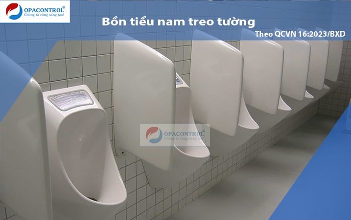  Thử nghiệm Bồn tiểu nam treo tường theo QCVN 16:2023/BXD 