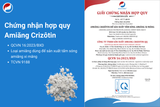  Chứng nhận hợp quy Amiăng crizôtin để sản xuất tấm sóng amiăng xi măng 