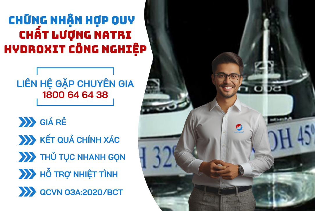  Chứng nhận hợp quy về chất lượng Natri hydroxit công nghiệp - QCVN 03A:2020/BCT 