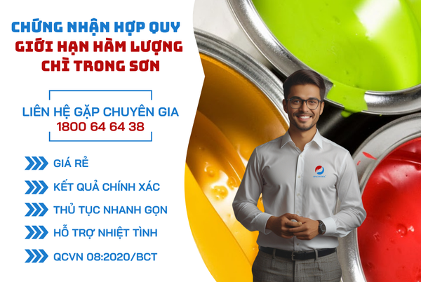 Chứng nhận hợp quy về Hàm lượng chì trong sơn theo QCVN 08:2020/BCT