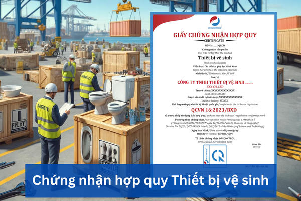 Chứng nhận hợp quy thiết bị vệ sinh theo QCVN 16:2023/BXD