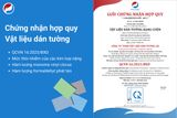  Chứng nhận hợp quy vật liệu dán tường dạng cuộn theo QCVN 16:2023/BXD. 