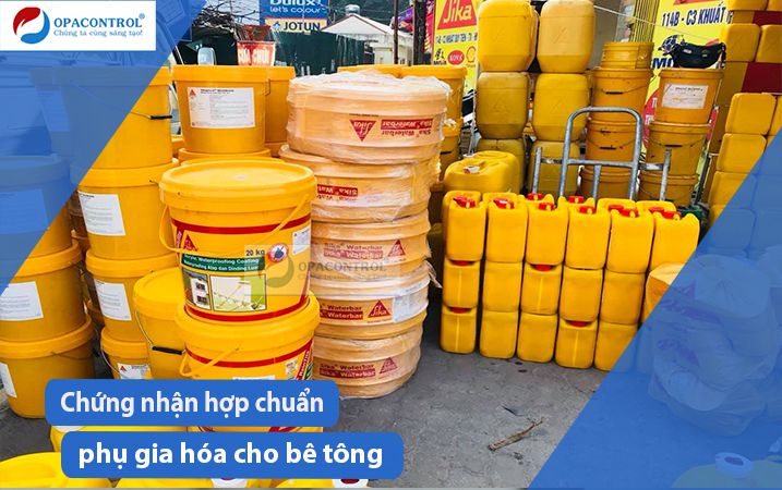  Chứng nhận hợp chuẩn phụ gia hóa cho bê tông TCVN 8826 