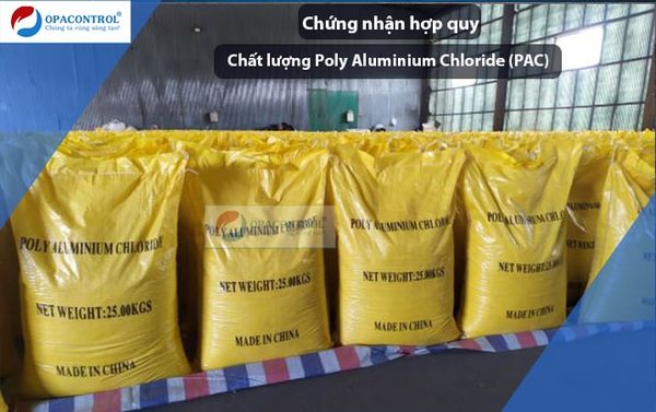  Chứng nhận hợp quy về chất lượng Poly Aluminium Chloride (PAC)- QCVN 06A:2020/BCT 