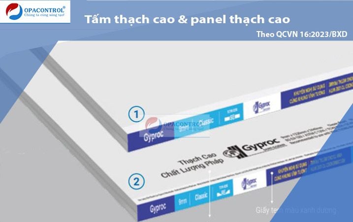  Thử nghiệm Tấm thạch cao và Panel thạch cao theo QCVN 16:2023/BXD 