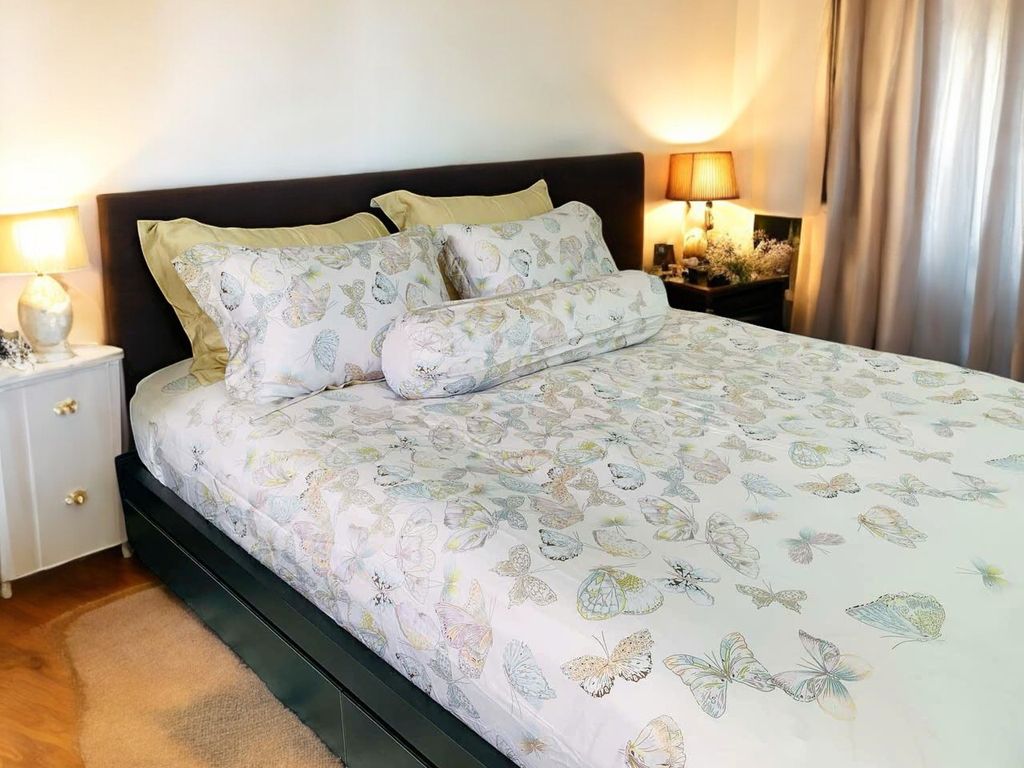 Ga giường TC 60s viền bèo - JD21