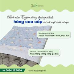 Vỏ topper 2m2x2m