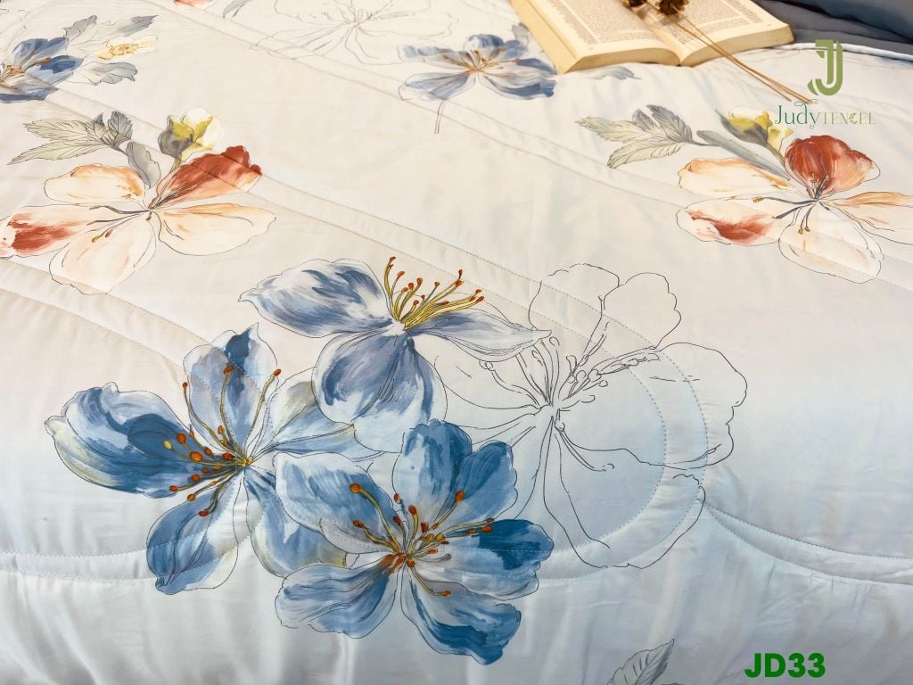 Ga giường TC 60s viền bèo - JD33