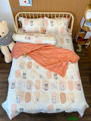 Ga giường TC 60s viền bèo - JD29