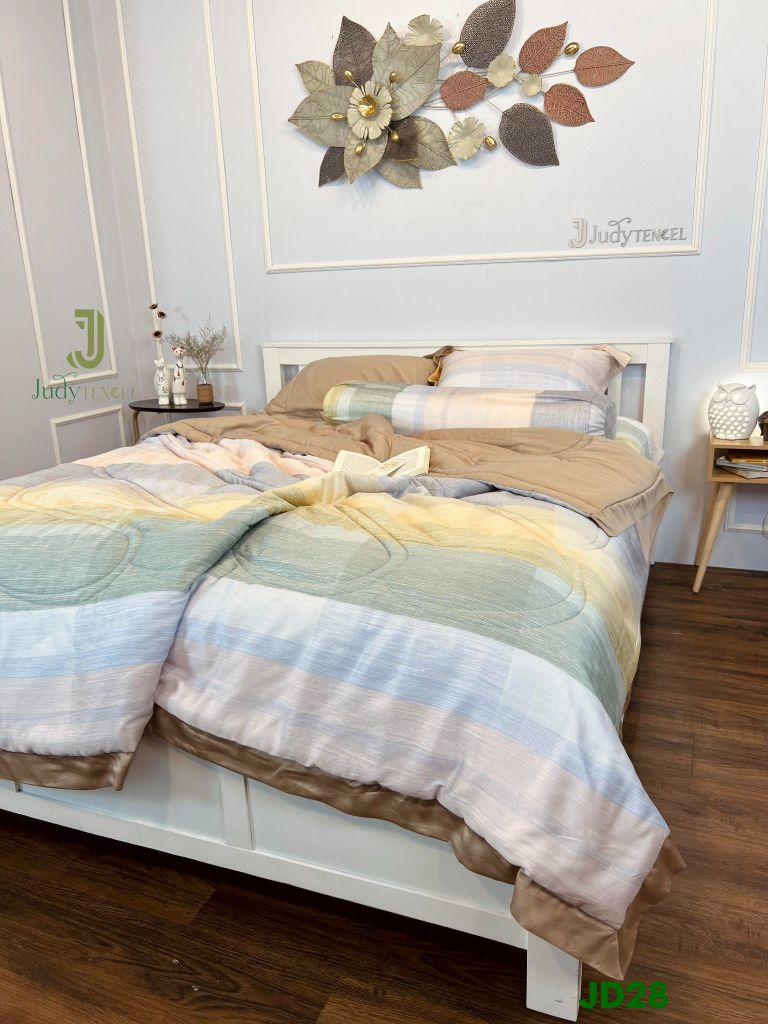 Ga giường TC 60s viền bèo - JD28