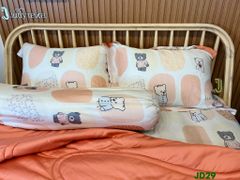 Ga giường TC 60s viền bèo - JD29