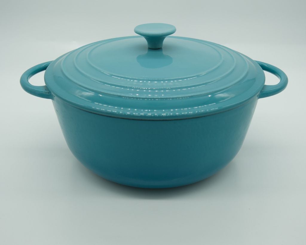 Nồi Gang Đúc Tráng Men  26cm ; Phù hợp mọi loại bếp, Nấu canh nấu soup siêu ngon